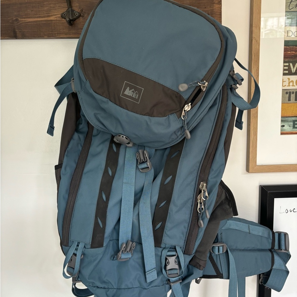 REI Travel Backpack with waist belt